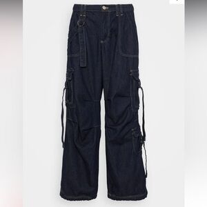 BDG Urban Outfitters Strappy Baggy Cargo Pant 25W